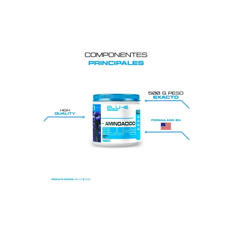 Aminoácidos Bcaas + Glutamina D-mon Blue 1kg Varios Sabores