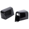 YUOQDKE Gloss Black Tow Mirror Cap Cover 4 X Covers