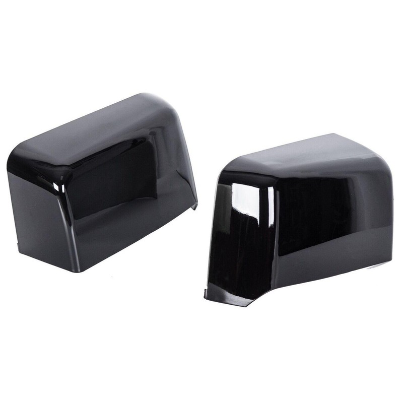 YUOQDKE Gloss Black Tow Mirror Cap Cover 4 X Covers