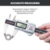 Digital Caliper Measuring Tool, IP67 Coolant/Water/Dust Proof 0-6"/0.0005" Stainless Steel