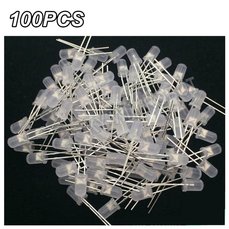 100PCS 5mm Dual Bi Color Polar Changing Rojo/Verde Led LED