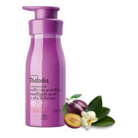 Crema Hidratante Corporal Natura Tododia Ciruela Y Flor De Vainilla 400 Ml