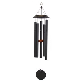 Shenandoah Melodies by Wind River – 42 inch Black Wind Chime for Patio, Backyard, Garden, and Outdoor décor (Aluminum Chime) Made in The USA