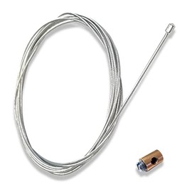 cyclingcolors Cable Compatible with Dellorto Carburettor Diameter 3 x 3 mm Diameter 1.2 mm 2.50 m with Cable Clamp for Cylinder Moped Scooter Motorcycle Throttle Cable