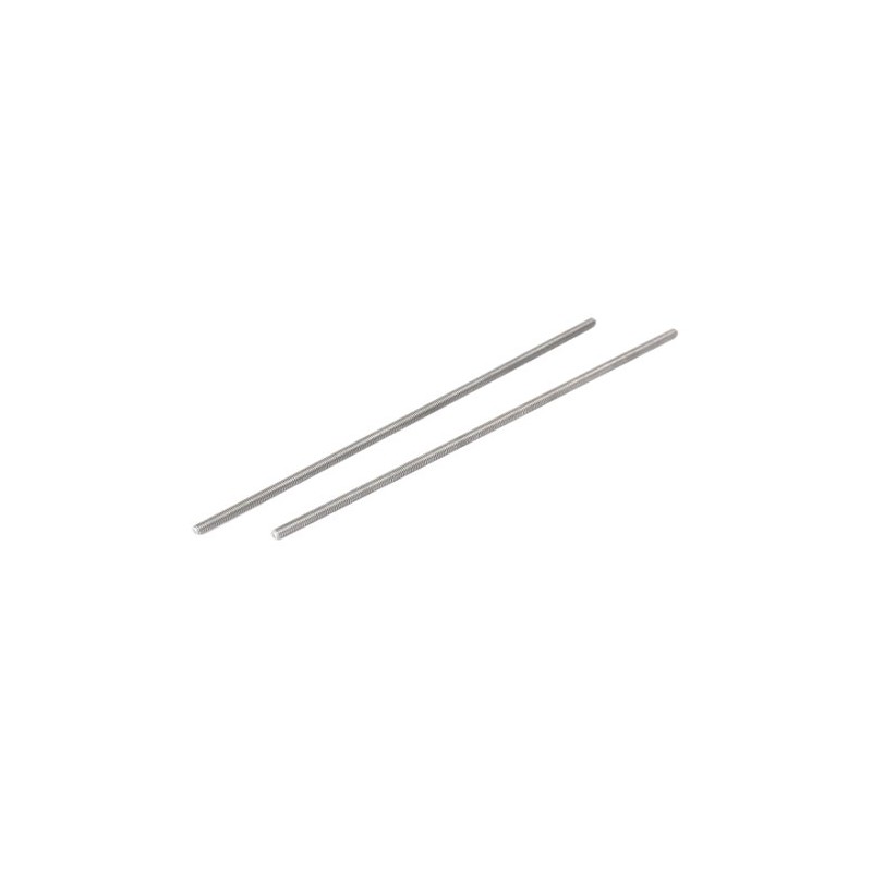 sourcing map 304 Stainless Steel Full Threaded Rod Hardware M3
