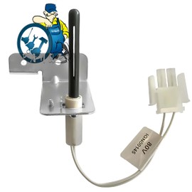 80 Volt Silicon Nitride Igniter， IGN00145 Furnace Ignitors For Furnace Igniters Compatible with Trane IGN145, 768A-815 Hot Surface Ignitor Kit With Mounting Screws -White