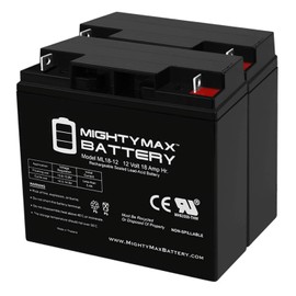 Mighty Max Battery 12V 18AH SLA Battery for Pride-Okoboji GoGo Elite - 2 Pack