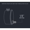 Midline Valve HBW-4B18-5 Steam Air Vent #4 Heat Regulator Valve;