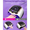 UV LED Nail Lamp, Gugusure Upgrade 180W Nail Dryer for