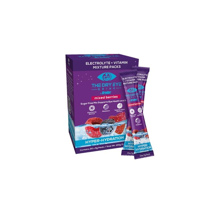 The Dry Eye Drink PM Night Time Mixed Berry Flavor