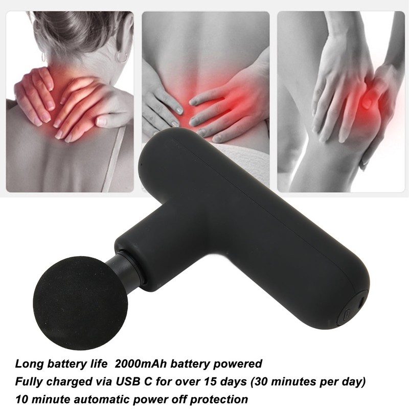 Mini Massager Ultra Small Quiet 4 Speed Powerful Vibration Deep