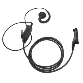 PZYPYM 2 Way Radio Earphone Connection APX 8000 C Swivel Over Ear Earpiece with Mic for Motorola hkln4599 hkln4599b apx4000 APX 7000 6000 xe li 1000 900 xpr 7550e xpr6550 xpr6350 Walkie Talkie