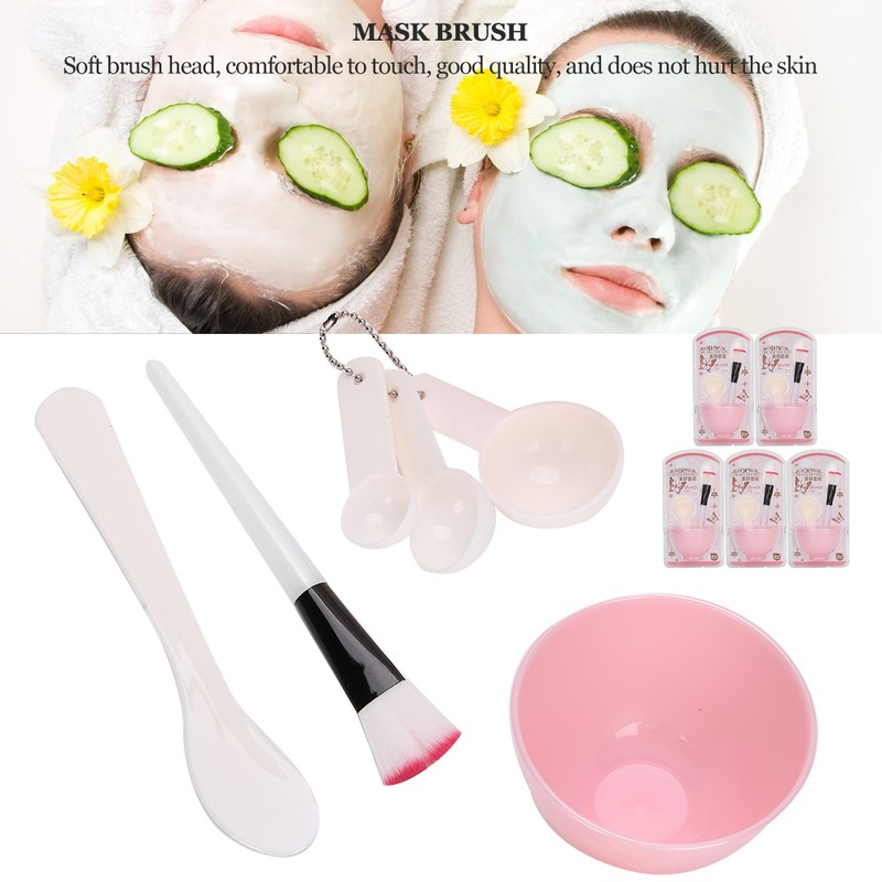 5 Set Household Facial Mask DIY Tool Kit Mask Bowl