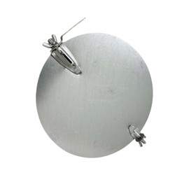 F&L Industries 08" Galvanized Duct Volume Damper with Quad Lever | FLD08 – Durable HVAC Airflow Control for Venting, Heating, Cooling & Exhaust Duct Applications