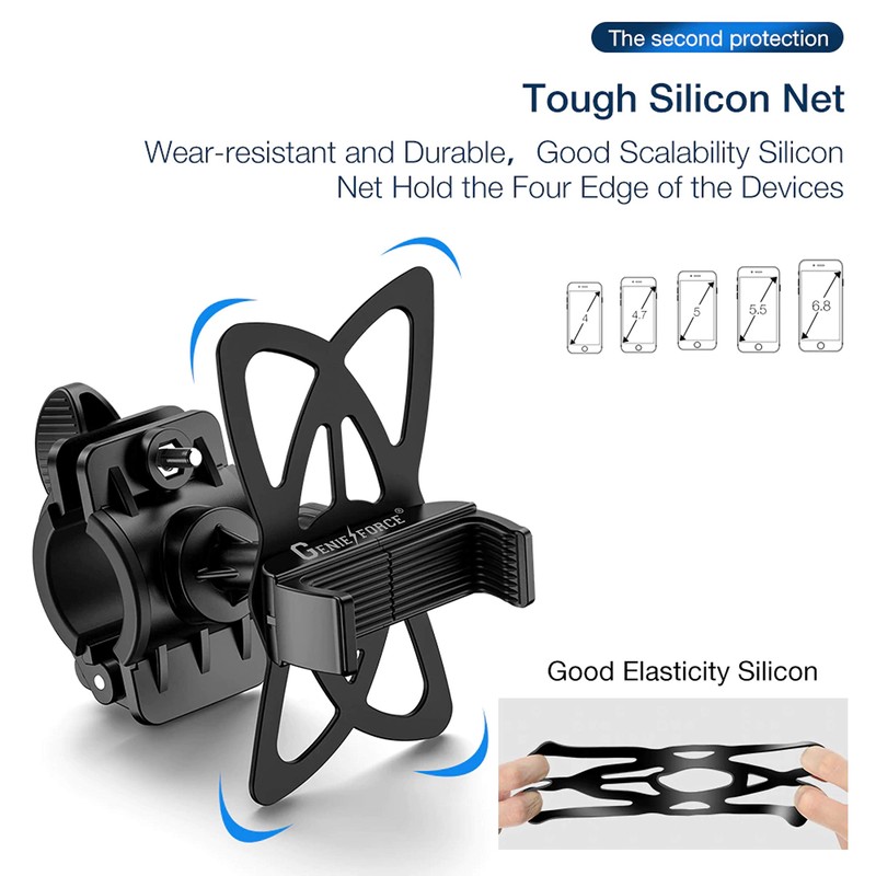 Genieforce GFH02BLK Universal 360° Rotatable Mobile Phones and Smartphones Mount