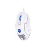 TECHZONE Mouse Gamer RGB NASA Blanco con DPI's Ajustables 800-1600,