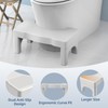 Heavy Duty Toilet Stool for Squatting, 6.7 Inch Non-Slip Plastic