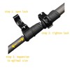 Ultra Light Carbon Fiber Foldable Trekking Pole with Storage Bag