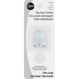 Dritz 162-XL Slip Stop Thimble, Size Extra Large , Silver