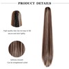 Cybelleza Ponytail Extensions Braid Ponytail Hairpiece Straight Long 55 cm
