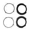 7Inch Round Headlight Mounting Retaining Bracket Ring Set with Headlight