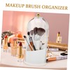 Ciieeo Rotating Makeup Brush Holder Cover Cosmetic Organizer for Vanity