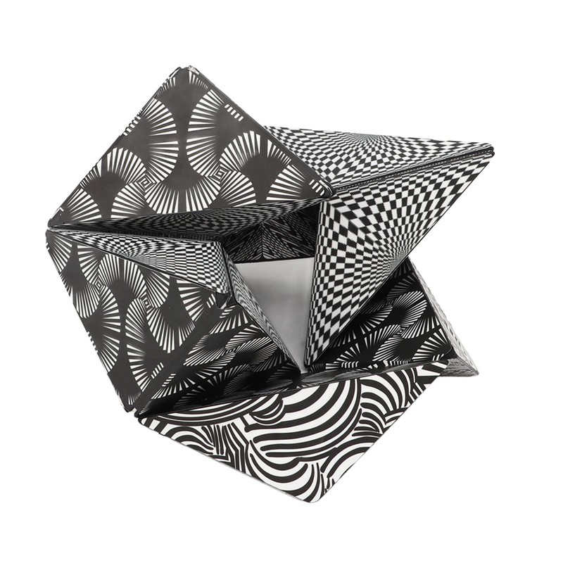 Shape Cube Magnetic ABS Geometric Cube Puzzle Toy for Daily