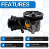 Wahparts Power Steering Pump with Pulley Reservoir Assembly Compatible With