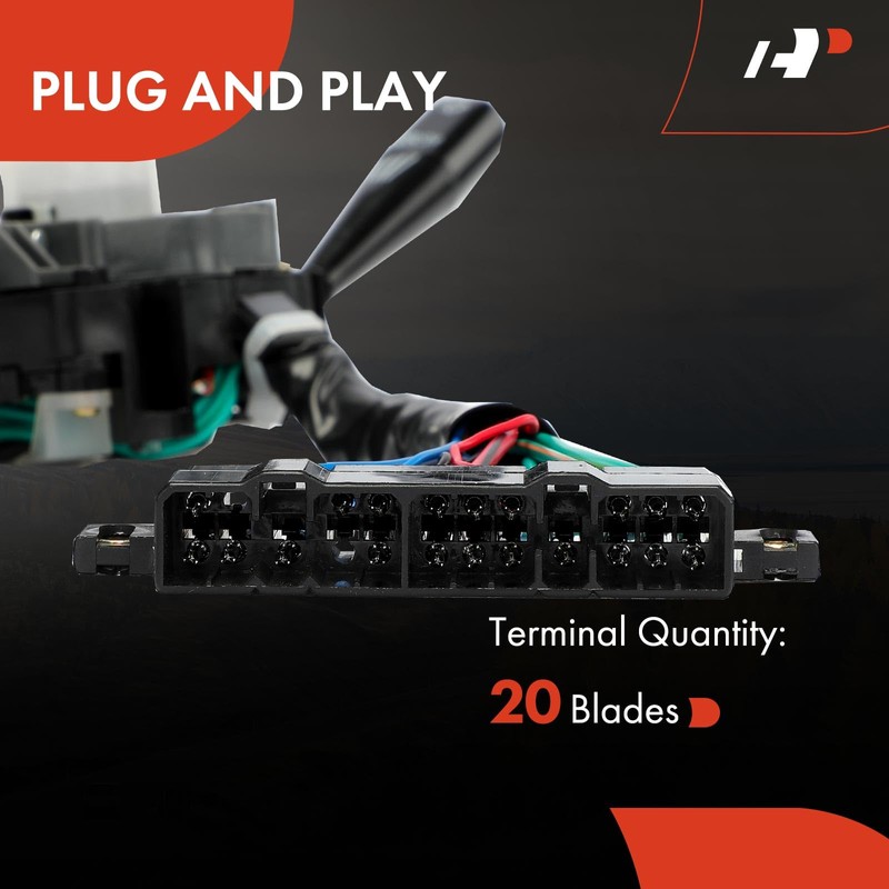 A-Premium Turn Signal Switch, Windshield Wiper, Headlight Dimmer Multifunction Switch