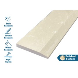 Threshold.Shop Single Hollywood Engineered Marble Threshold for FloorTransitions (Beige, 5" x 36")
