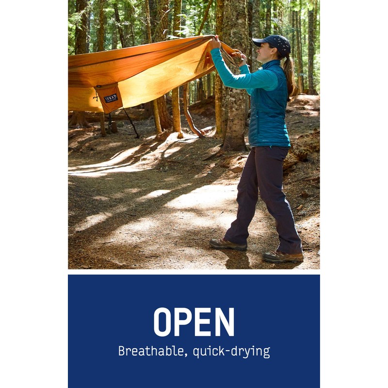 ENO, Eagles Nest Outfitters SingleNest Lightweight Camping Hammock, Purple/Teal