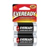 Eveready Super Heavy Duty C Zinc Carbon Batteries 2 pk