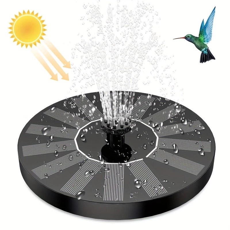 AISITIN Solar Power Bird Bath Fountain Pump Upgrade 1.5W Solar