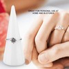 5PCS Plastic Finger Cone Ring Stand, Single Finger Display Ring