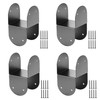 4 Pcs 4x4 Post Caps Tie Bracket, 14 Gauge Post