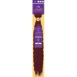 Outre Purple Pack Brazilian Bundle-Single Collection-Natural French 18" (BURGUNDY 425)