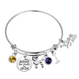CENWA Sigma Gamma Rho Sorority Pulsera 1922 Sorority Parafernalia Regalo She Believed She Could So She Did Graduation Gifts - Joyería griega de hermandad