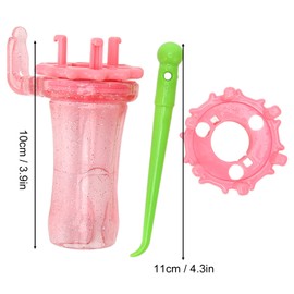 Tissting Spool Knitter, DIY Knitting Spool Loom Mini Hook Knitter Knit Spool Loom Set Making Craft DIY Braider Tool for Scarves Straps