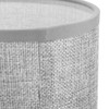 LED Table Lamp Fabric Lampshade USB A and USB C