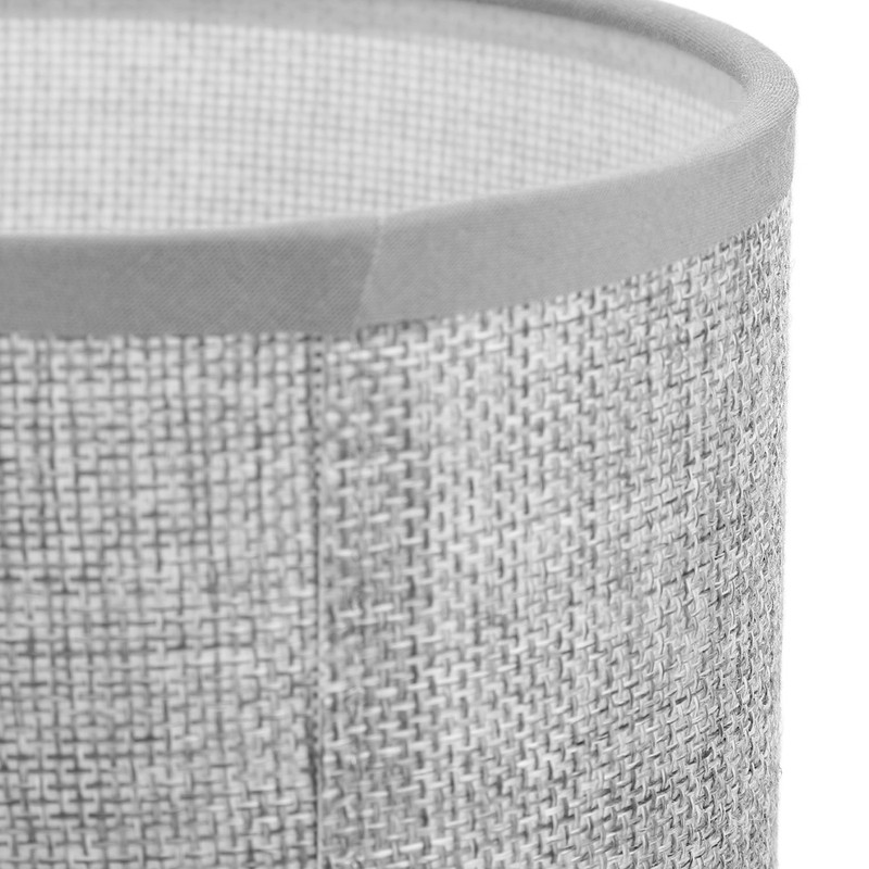 LED Table Lamp Fabric Lampshade USB A and USB C