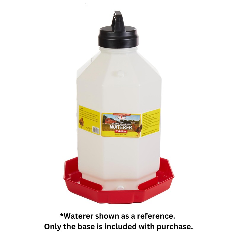 Miller Little Giant PPF302 Poultry Waterer Fount - Base ONLY
