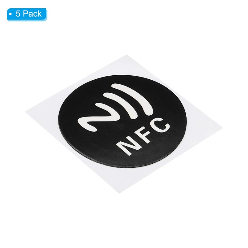 PATIKIL 5pcs NFC Sticker NFC213 Tag Sticker 144 Byte Memory