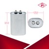 Capacitor (Oval) 40uF ±5%, 40MFD, 370V/440V Single Element CBB65 Motor