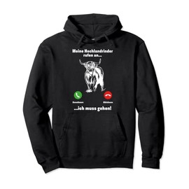 Scottish Highland Cow Animals Call on T-Shirt Pullover Hoodie