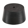 sourcing map Rubber Tapered Plug 42mm to 50mm with Hole