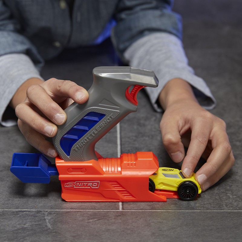 Nerf C0782EL2 Nitro ThrottleShot Blitz Blaster Spielzeug, Grau