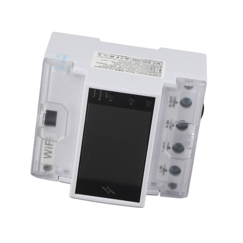 Multifunctional Power Meter DIN Rail 2.4in TFT Display Electric Energy