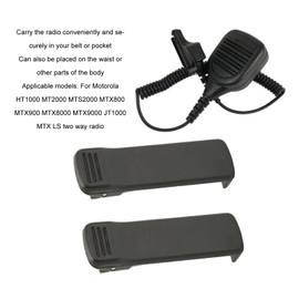 Radio Belt Clip, for Motorola XPR 6550 XPR 7550 XiR P8268 XiR P6600 XPR 3300 GP328D P8668 Two Way Radio Replacement, Walkie Talkie Heavy Duty Belt Clamp, 2Pack