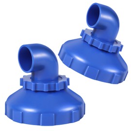 Gosknor 2pcs 360° Swivel Pool Jet Nozzles, Rotatable Inlet Nozzle Fitting Swimming Pool Spa Water Return Jet Replacement Part for Intex Spout Accessories