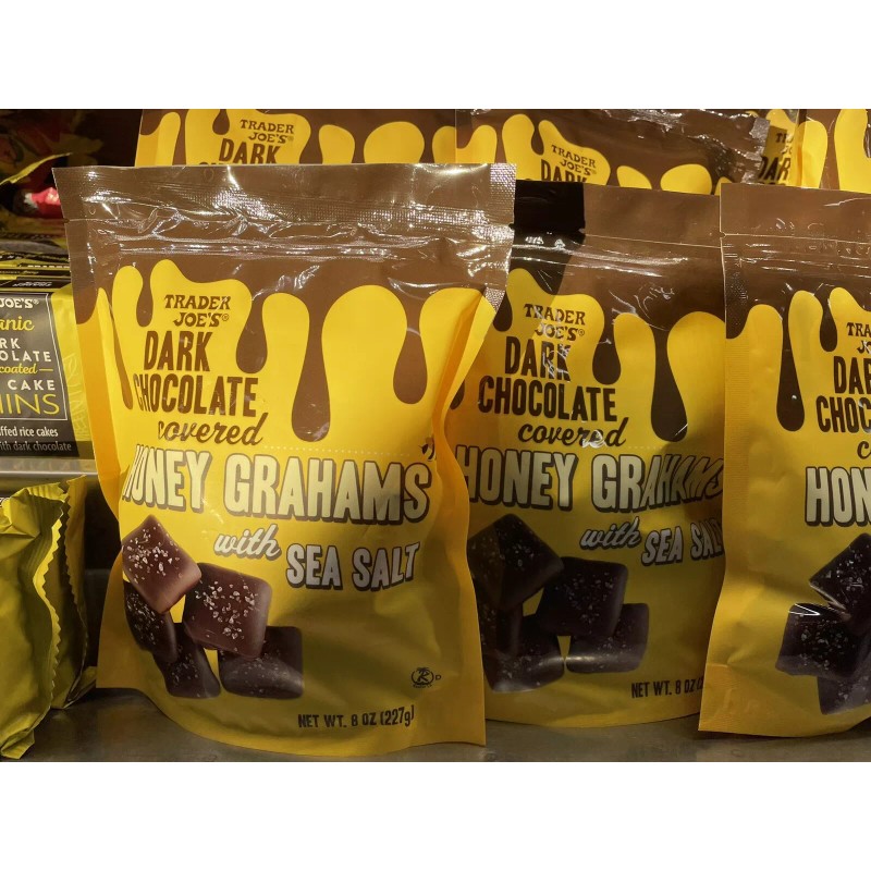 Trader Joe's 2 Packs Trader Joe's Dark Chocolate Covered Honey